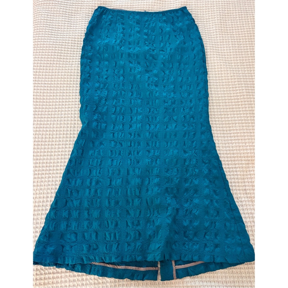 NWT Courtney Washington Textured Midi Skirt